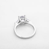 Round Cut Simulated Engagement Rings