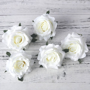 Artificial White Silk Flower