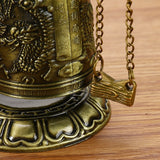 Buddhism Temple Brass Copper Dragon Bell Clock