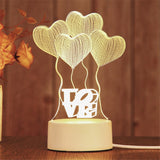 Creative 3D LED Light Table Lamp