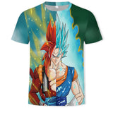 Super Saiyan 3D Anime Dragon Ball T Shirt