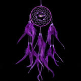 Purple Feather Wall Hanging Dream Catchers