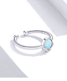 Opal Stone Adjustable Rings