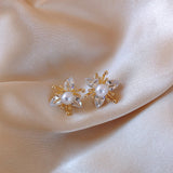 Crystal Flowers Earrings