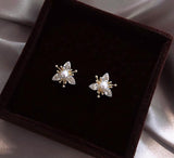 Crystal Flowers Earrings