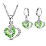 Luxury Sterling Silver Cubic Zircon Necklace