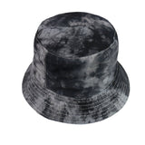 Reversible Black White Cow Pattern Bucket Hats