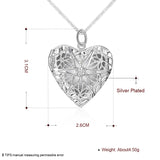 Sterling Silver Photo Frame Pendant Necklace