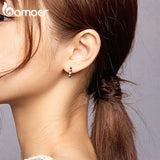 Heart Shape Rivet Stud Earrings