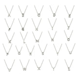 Initial Letter Pendant Necklaces