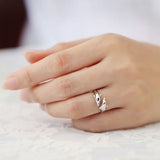 Adjustable Double Dolphin Love Ring